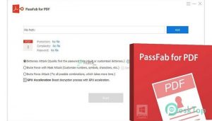 PassFab for PDF 8.3.4.1 Crack 2024 Free Download [Latest]