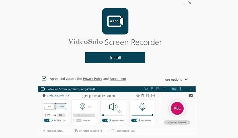 Download VideoSolo Screen Recorder Full Activated 2024