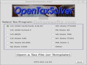 Open Tax Solver 24.01 Crack With Serial Key 2024 [100% Free]